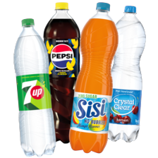 Sisi, Pepsi, 7-up of Crystal Clear